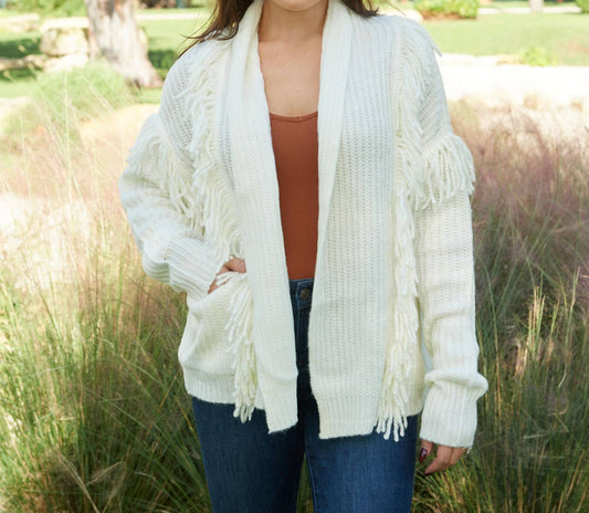 Jamie Fringe Cardigan