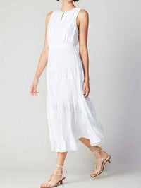 Current Air - Pleated Sleeveless Maxi Dress