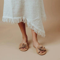 solei sea Women's Dahlie Petal Slide Sandal in bistro - women's flats - view 8