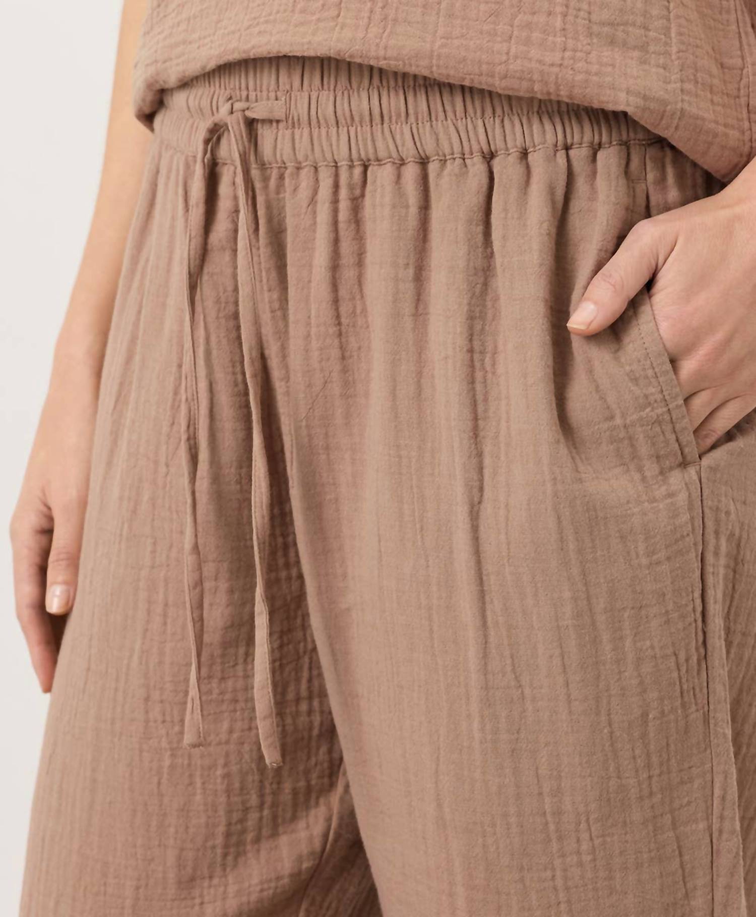 Pact - Coastal Double Gauze Tapered Pull-on Pant