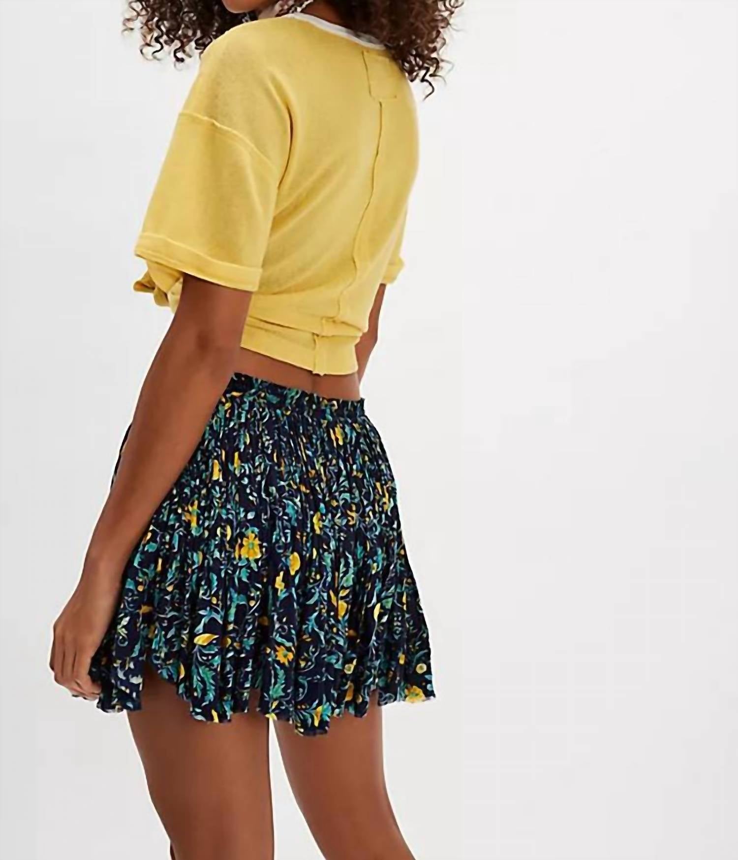Free People - One Third Charm Printed Mini Skirt