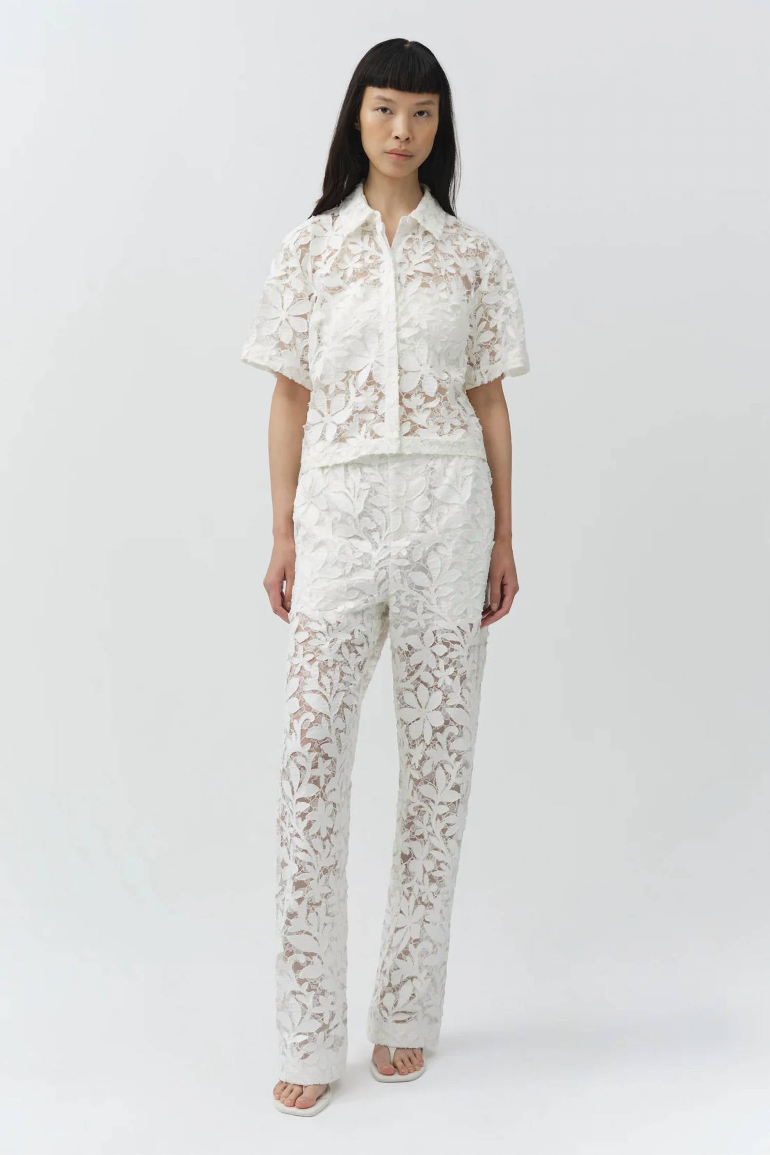 Simkhai - Annaelle Cotton Lace Top