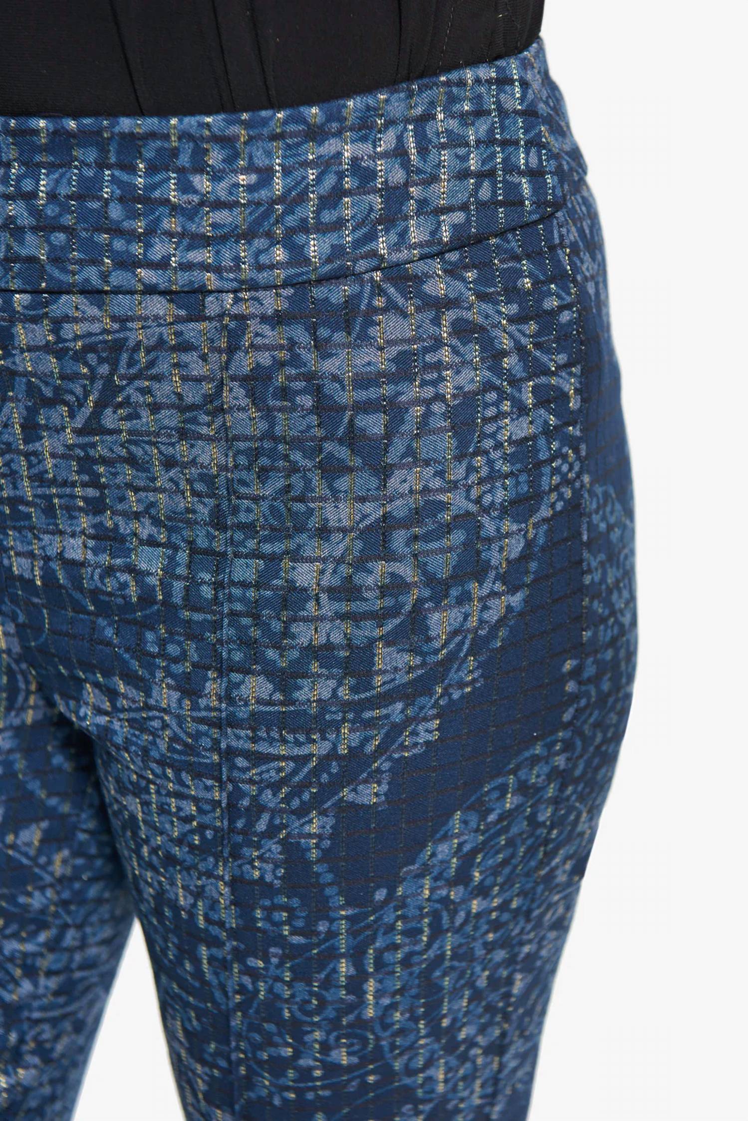 Joseph Ribkoff - Print And Metallic Pant