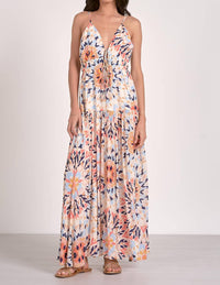 Elan - Tie Front Maxi Dress
