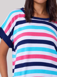 Angel Apparel - Knit Oversized Stripe Top