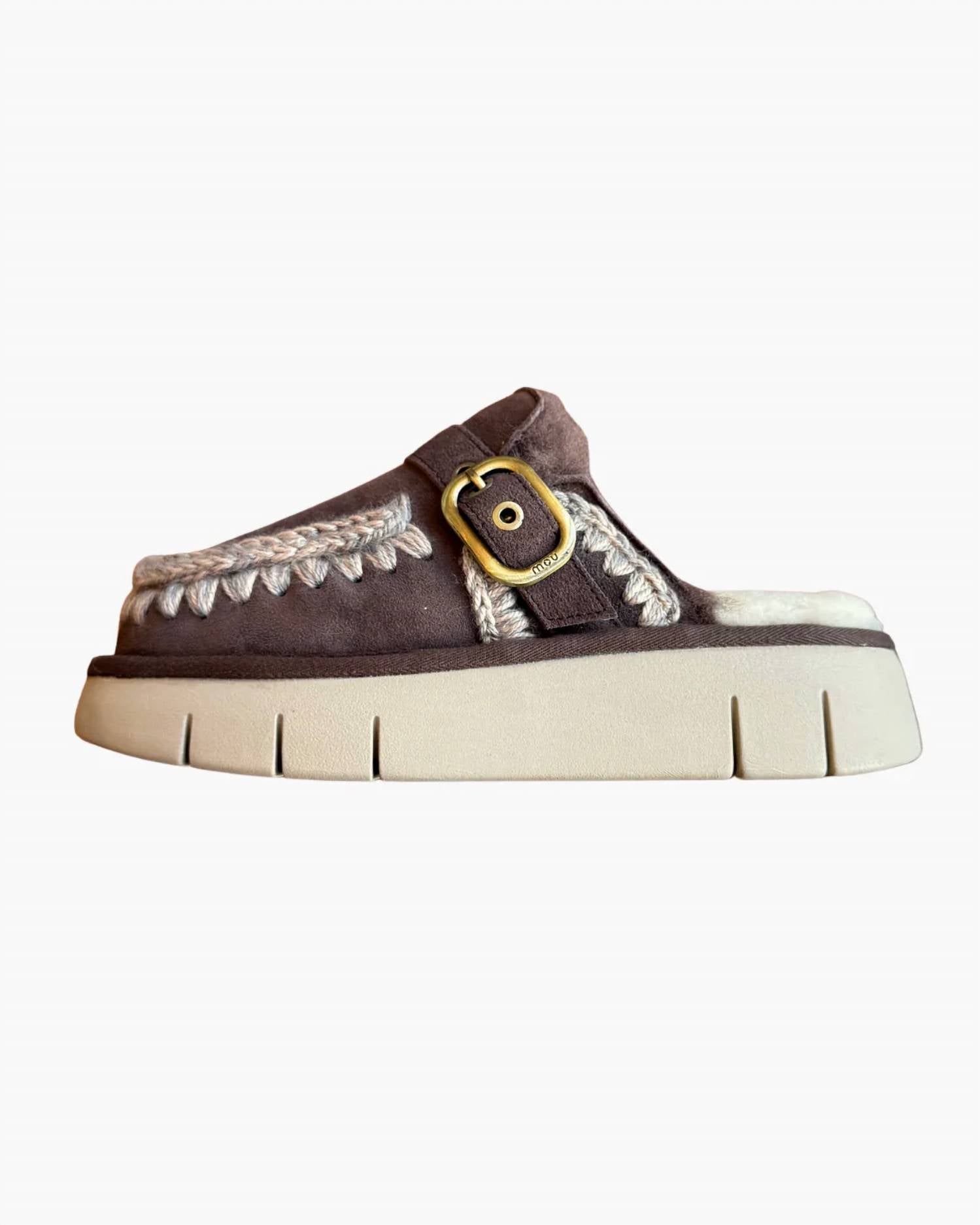 Mou - Women's Bounce Buckle Strap Clog