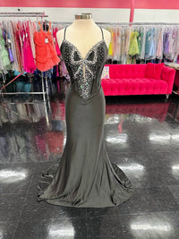 Jovani - Women's Embellished Gown With Illusion Sweetheart