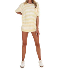 Le Lis - Women's According To You Stripe Two Piece Set