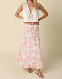 Olivaceous - The Adeline Floral Maxi Skirt