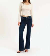 Daze - Heartbreaker Mid Rise Flare Jeans