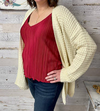 Grace And Lace - Pleated Tank Top