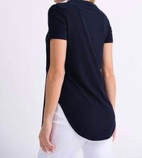 Joseph Ribkoff - Rounded Hem Tee