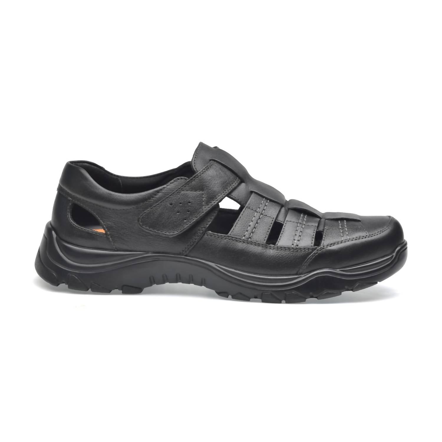 Closed Toe Leather Sandals