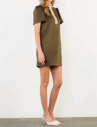 Thml - Short Sleeve Suede Dress