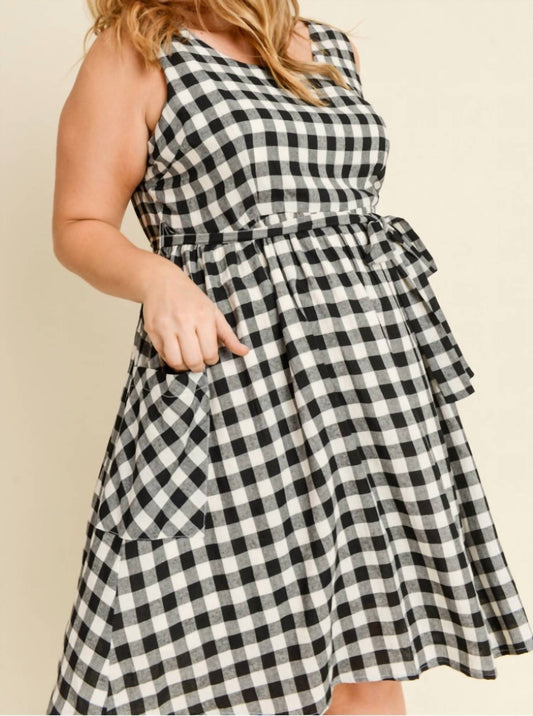 Gilli - Take Me Back Plaid Dress - PLUS