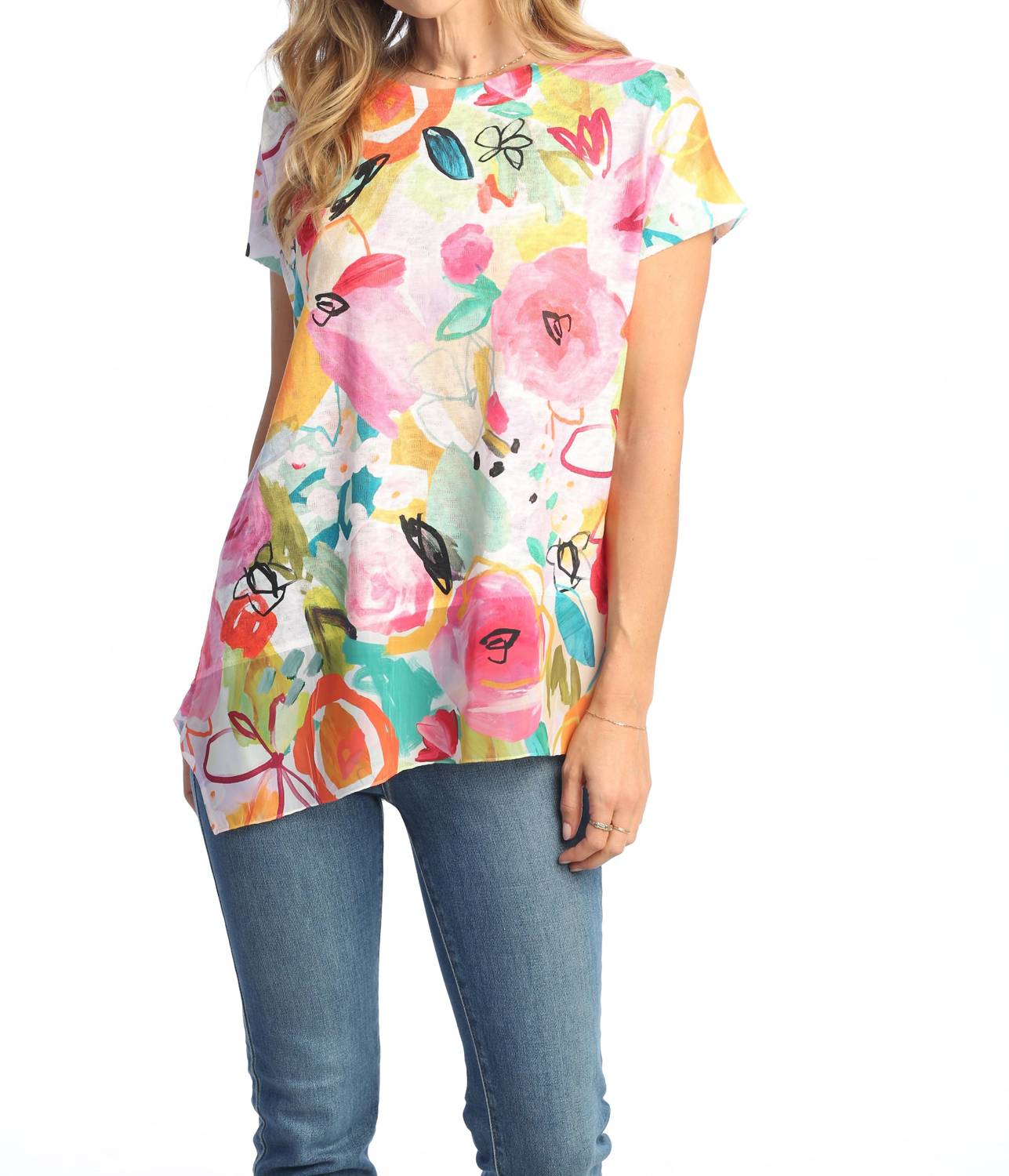 Jess & Jane - Knit Asymmetric Top