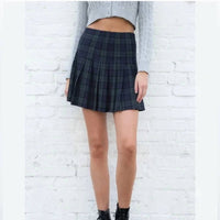 Katie J Nyc - Heather Plaid Skirt