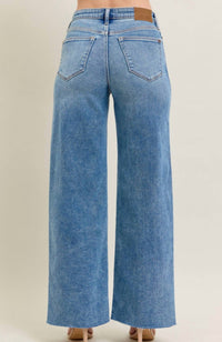 Judy Blue - Vintage Wide Leg Denim Jeans