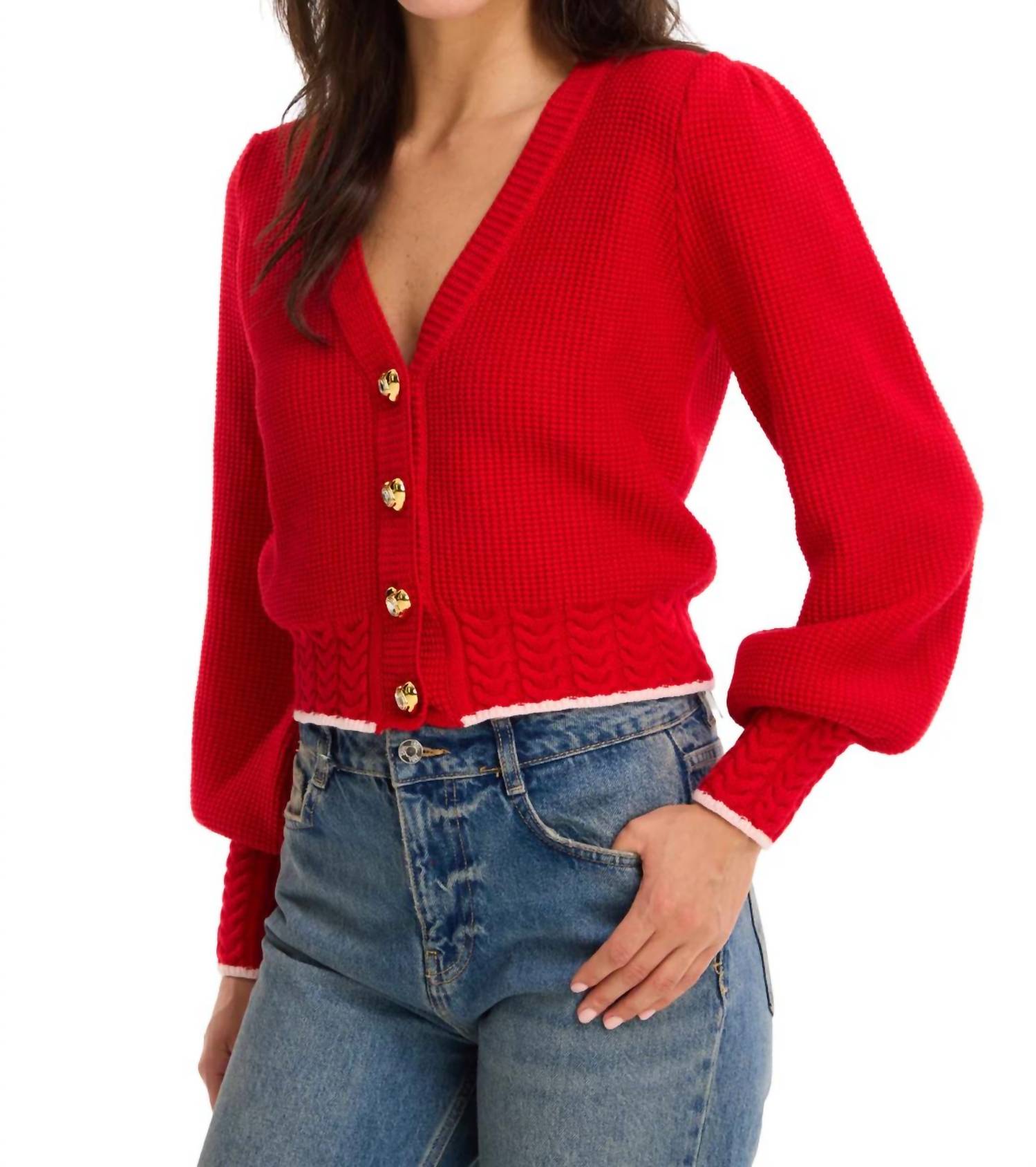 Allison New York - Solid Piper Cardigan