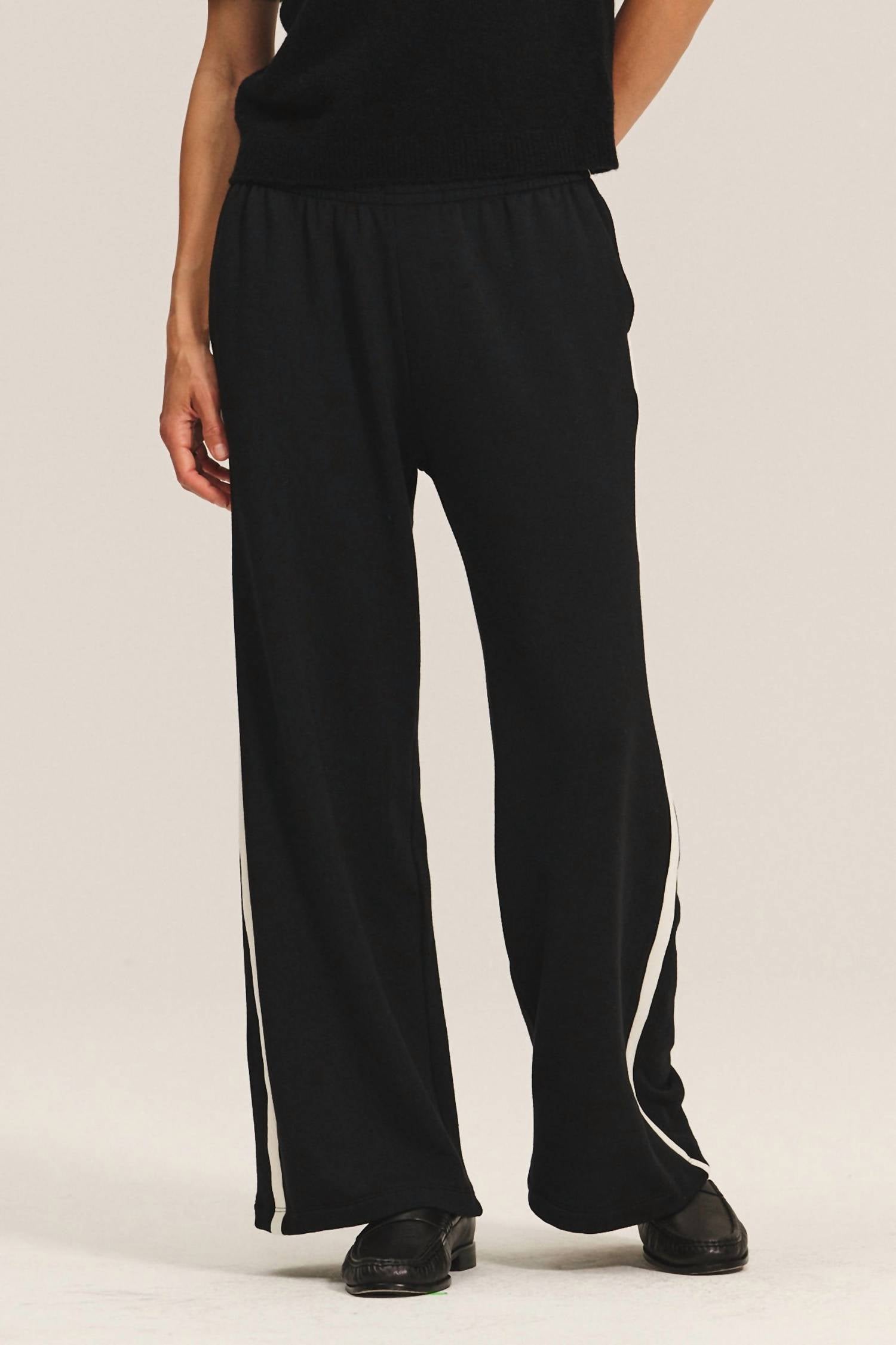 Velvet By Graham & Spencer - Gigi Lush Fleece Modal Blend Wide Leg Pant