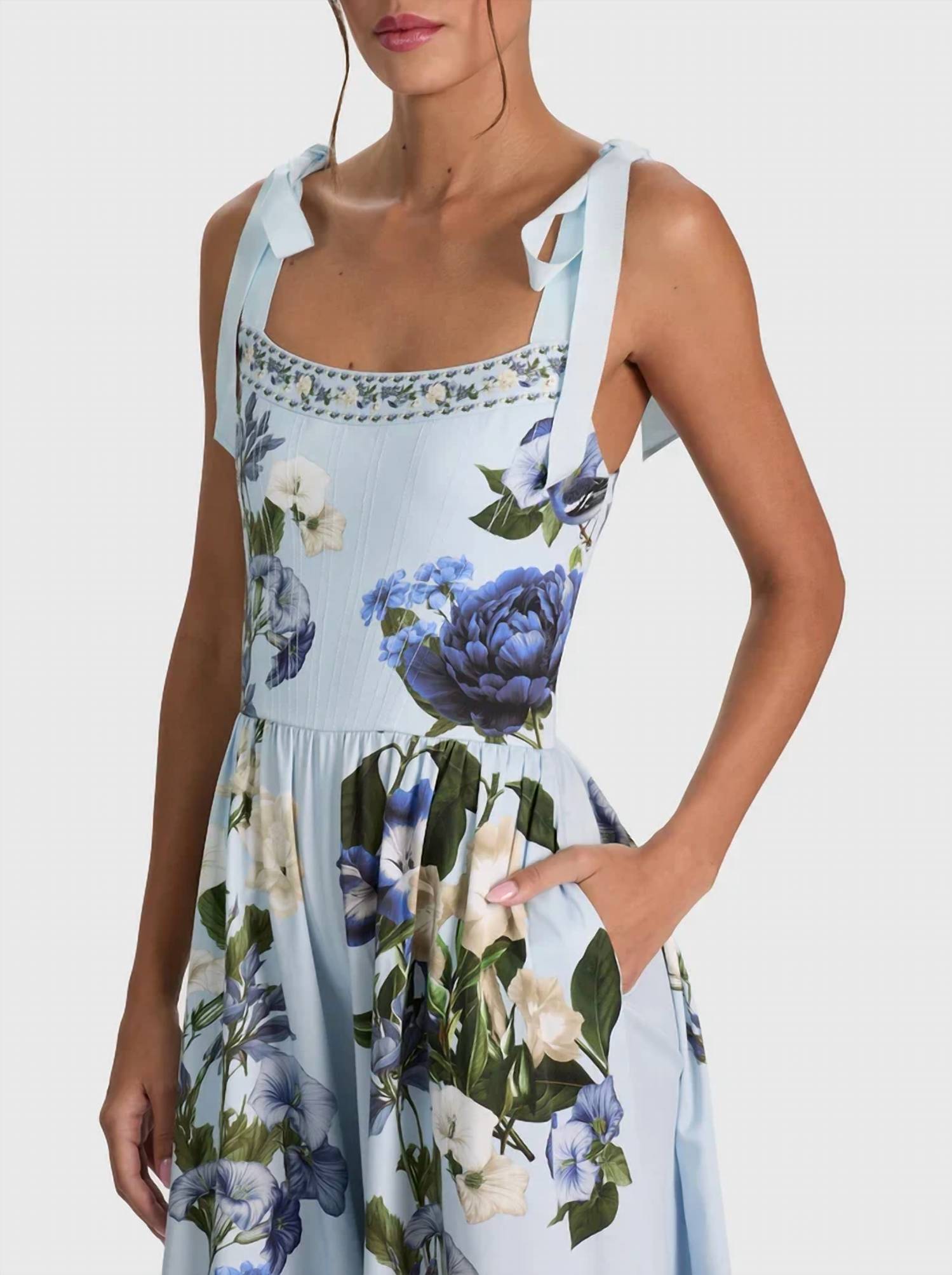 Alice + Olivia - Rosalee Wide Leg Jumpsuit