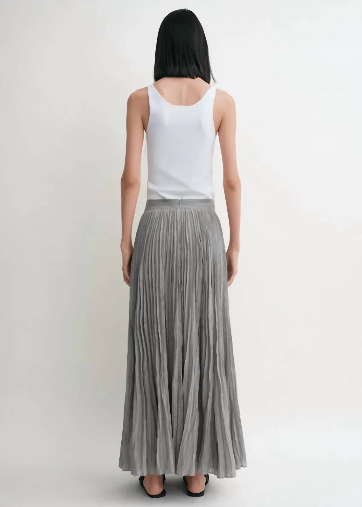 Toteme - Crinkled Plisse Skirt