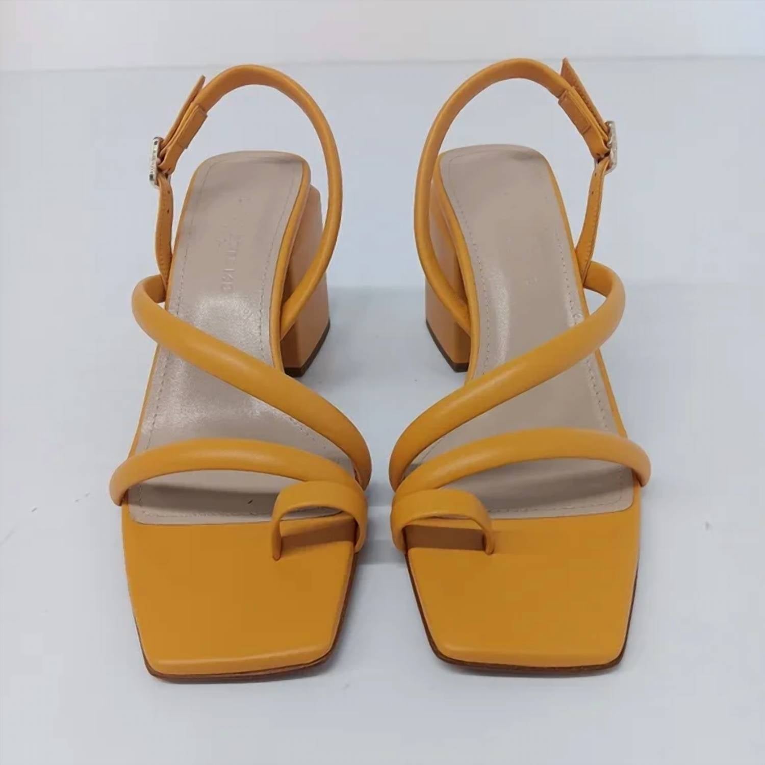 Lafayette 148 - Women's Soft Calfskin Leather Heeled City Slingback Sandals