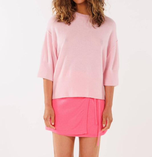 Crush Cashmere - Cashmere Short Sleeve Sweater
