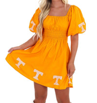 Stewart Simmons - University Of Tennessee Puff Sleeve Mini Dress