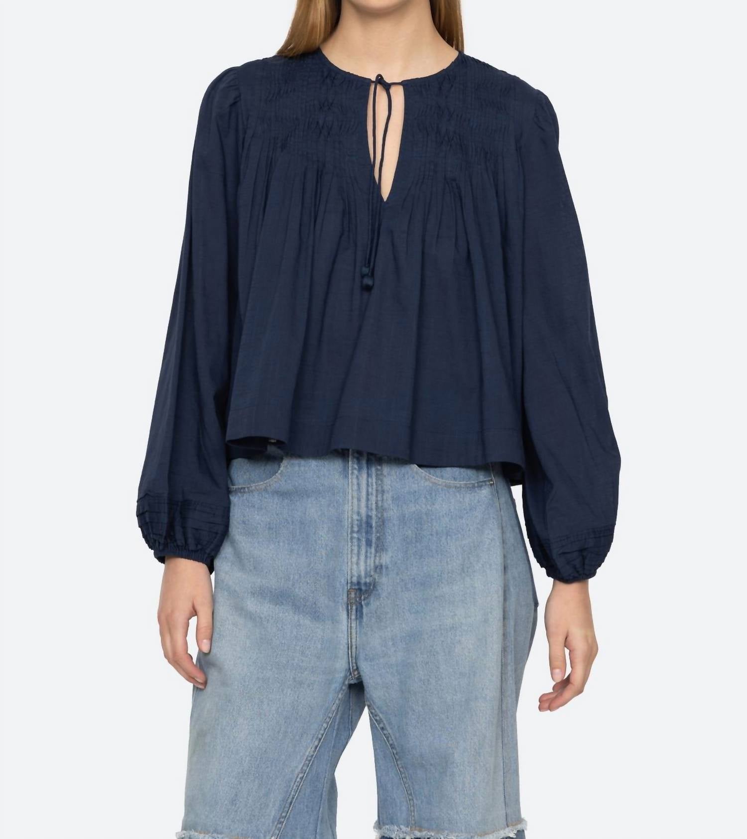Sea - Myra Cotton Long Sleeve Top
