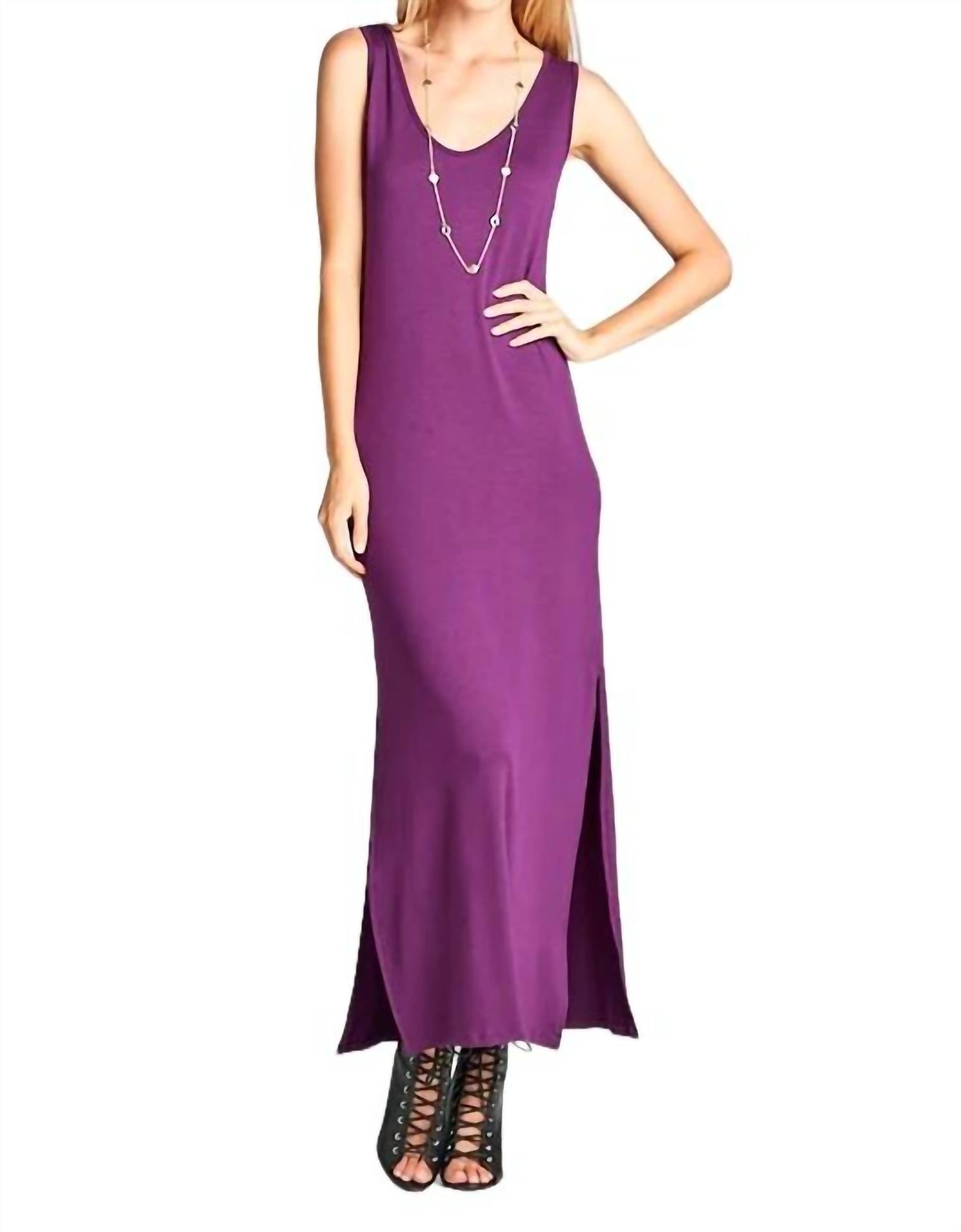 Emerald Collection - Dahlia Side Slit Maxi Dress