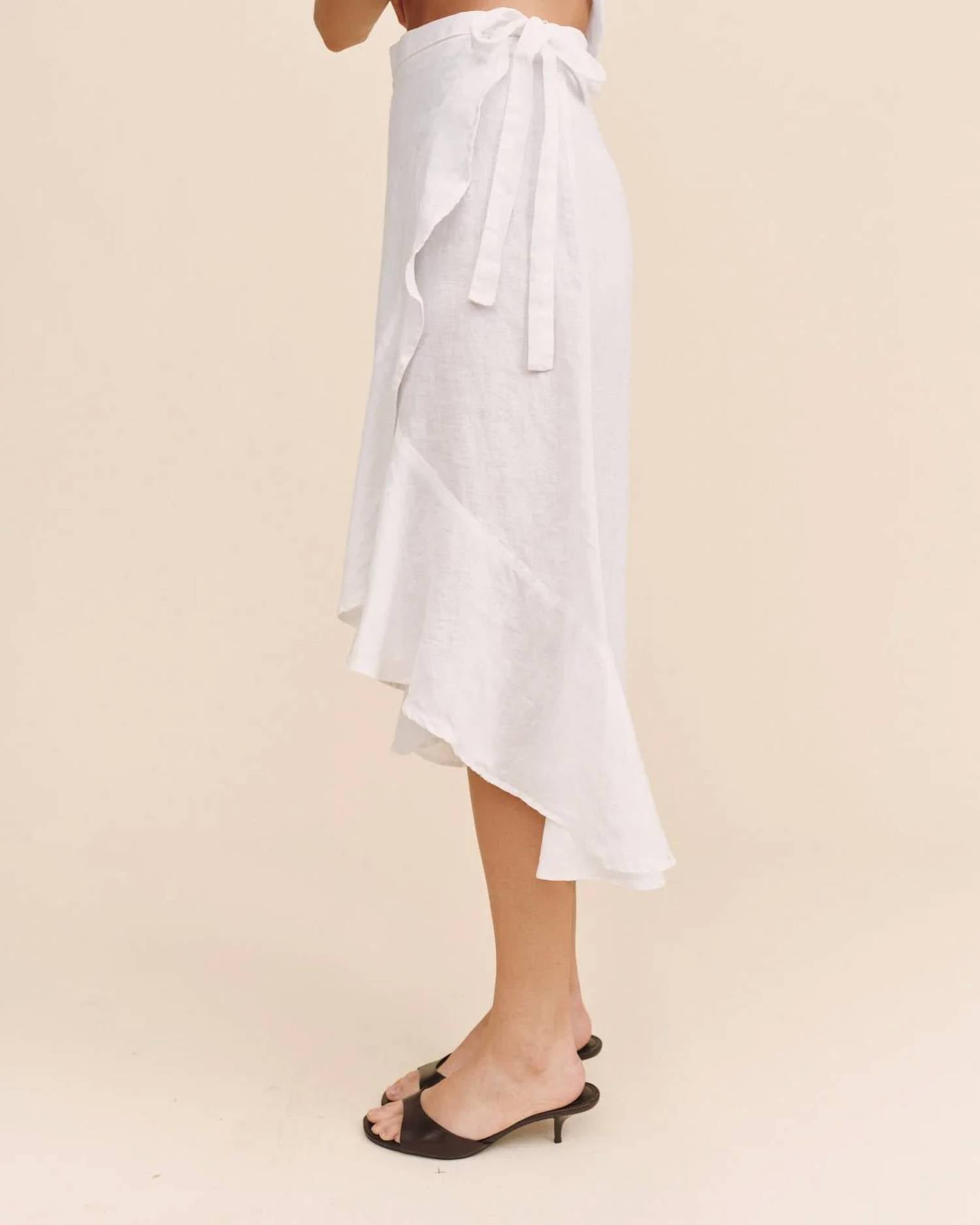 Bella Dahl - Ruffle Wrap Skirt