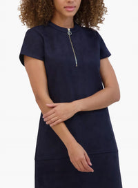 Kensie - Faux Suede Shift Dress