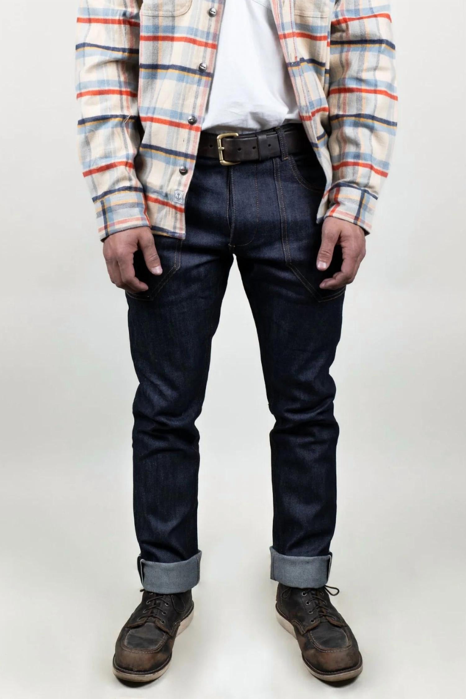 Iron & Resin Fischer Selvedge Denim Pant in indigo - men's jeans
