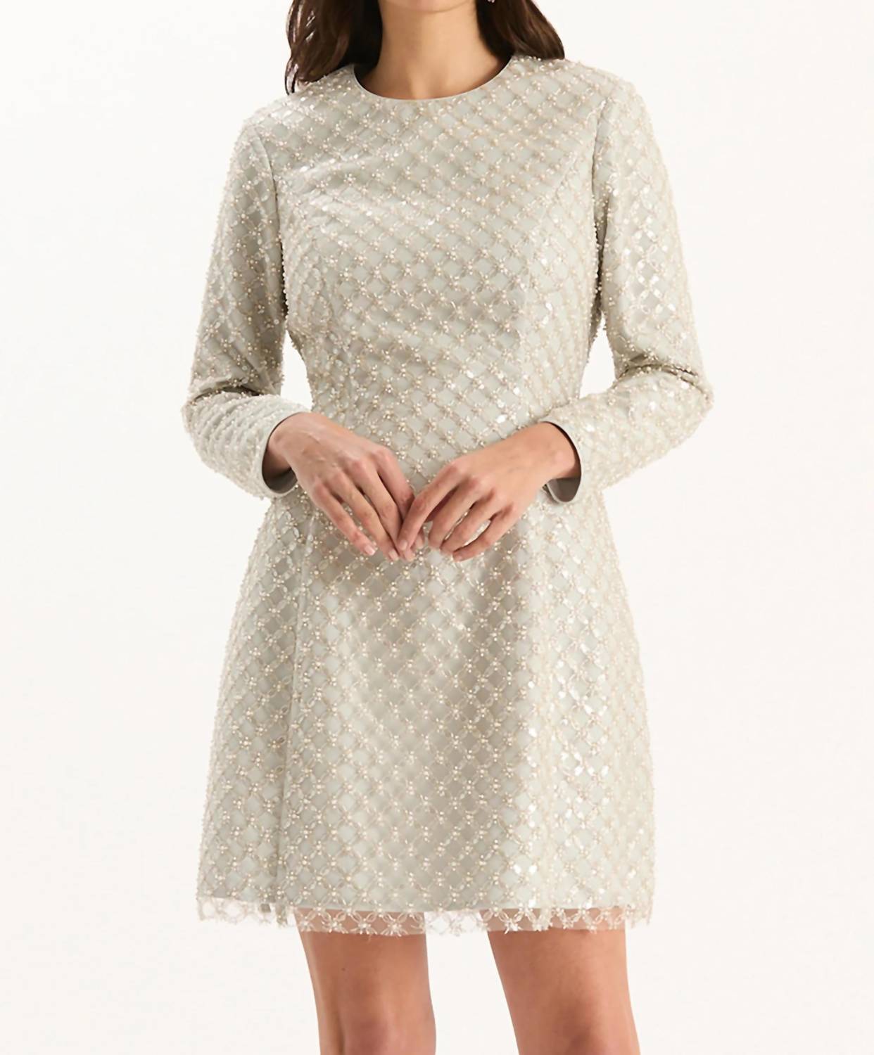 Tyler Boe - Jacquelyn Pearl Overlay Dress