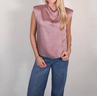 Forte Forte - Envers Satin Crater-neck Shirt