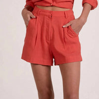 Elan - Women's Tailored High Rise Shorts
