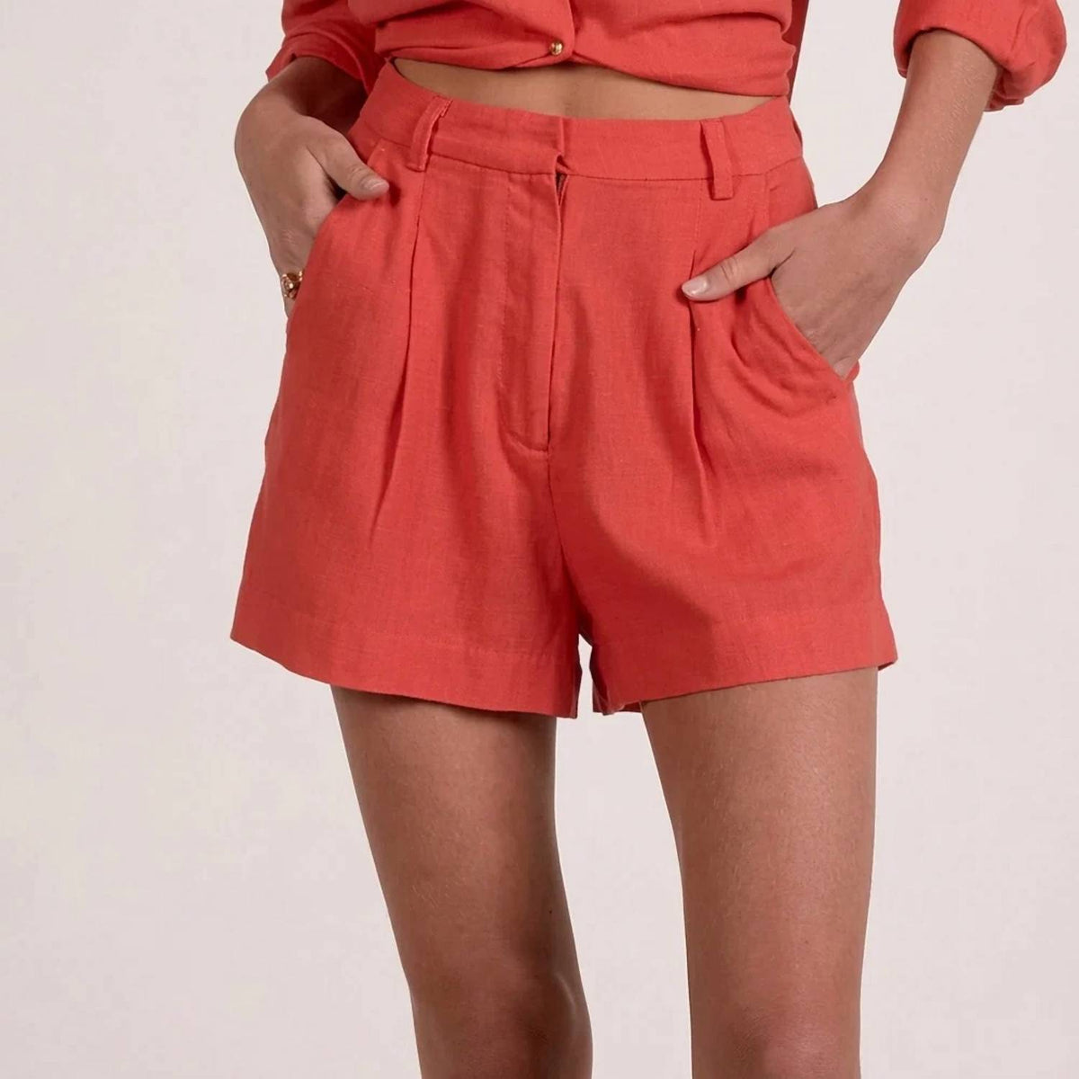 Elan - Women's Tailored High Rise Shorts