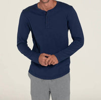 Barefoot Dreams - Long Sleeve Henley Top