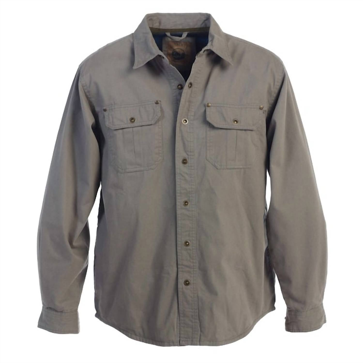 Magen Kids - Twill Shirt Jacket With Flannel Lining