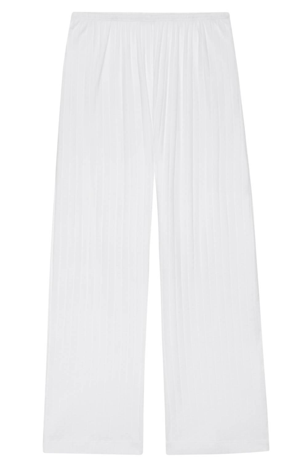 Donni. - Pointell Simple Crop Wide Leg Pants
