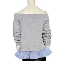 After Market - Off the Shoulder Sweatshirt