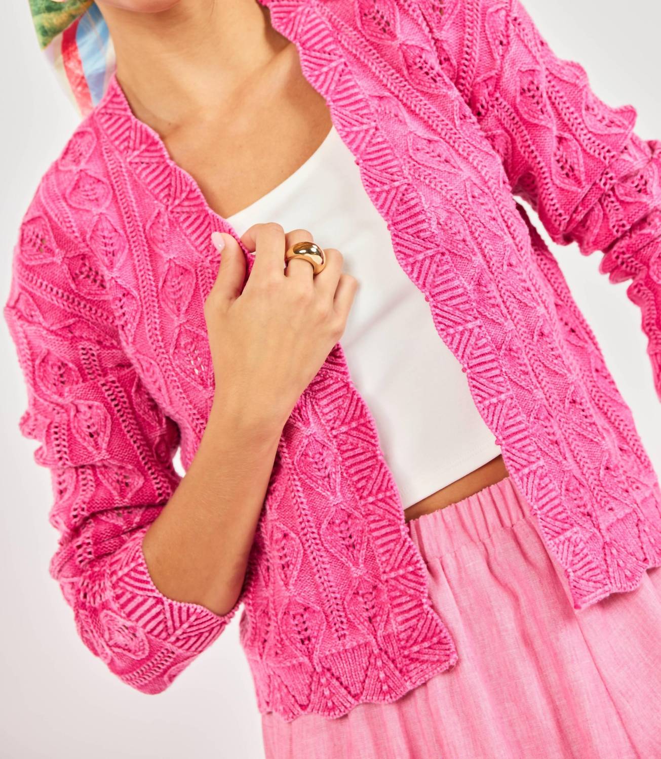 Sadie & Sage - Georgia Scalloped Cardigan