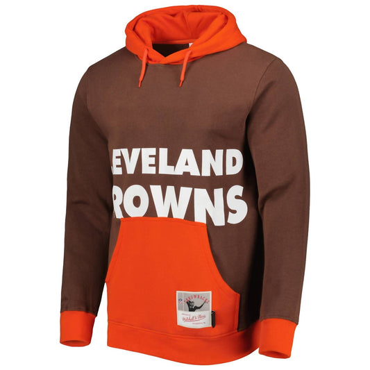 Mitchell & Ness - Men's Cleveland Nfl Throwbacks Hoodie Sweatshirt