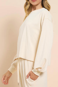 Sadie & Sage - White Noise Sweatshirt