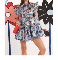 Celia B - Egeo Floral Graphic Mini Dress