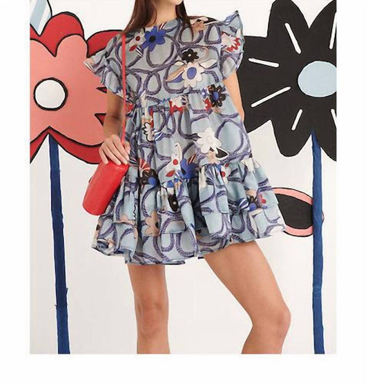 Celia B - Egeo Floral Graphic Mini Dress