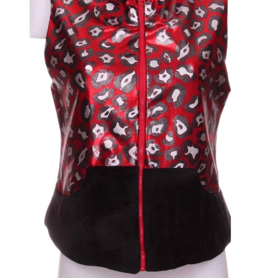 Love Love Tennis - Women's Limited Leopard Print Vest