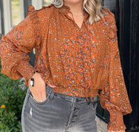 Elan - Paisley Print Blouse