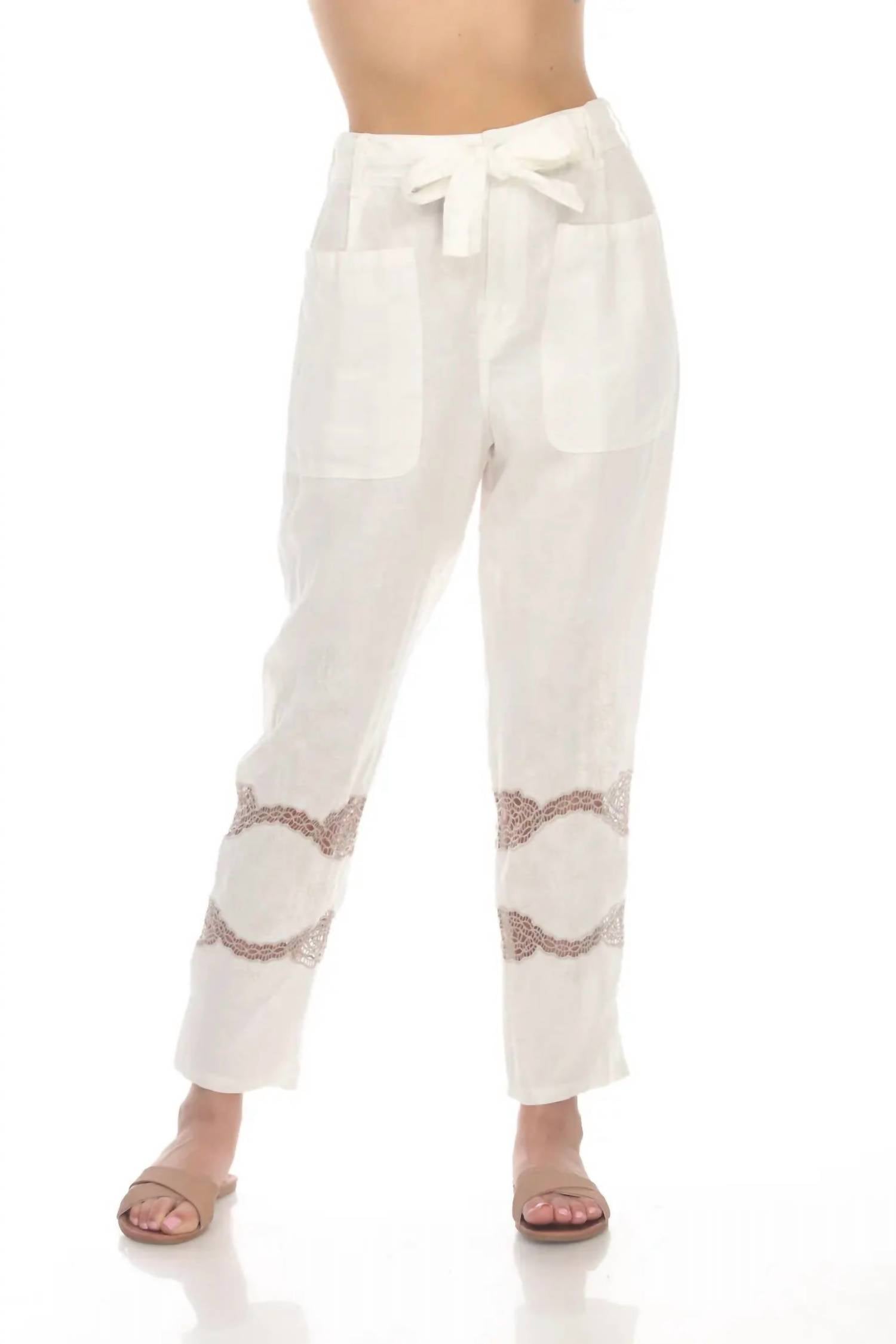 Johnny Was - Antique Highwaist Straight Leg Pants